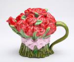 Декоративный Чайник Тюльпаны красные
